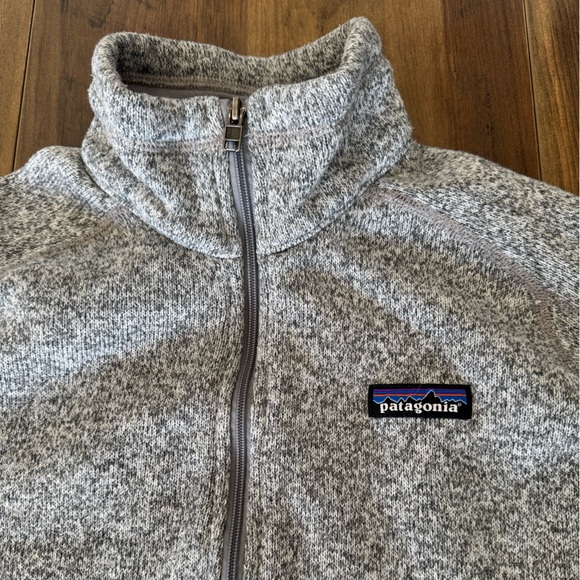 Patagonia Women’s Medium Quarter 1/4 Zip Fleece Grey - Picture 2 of 3